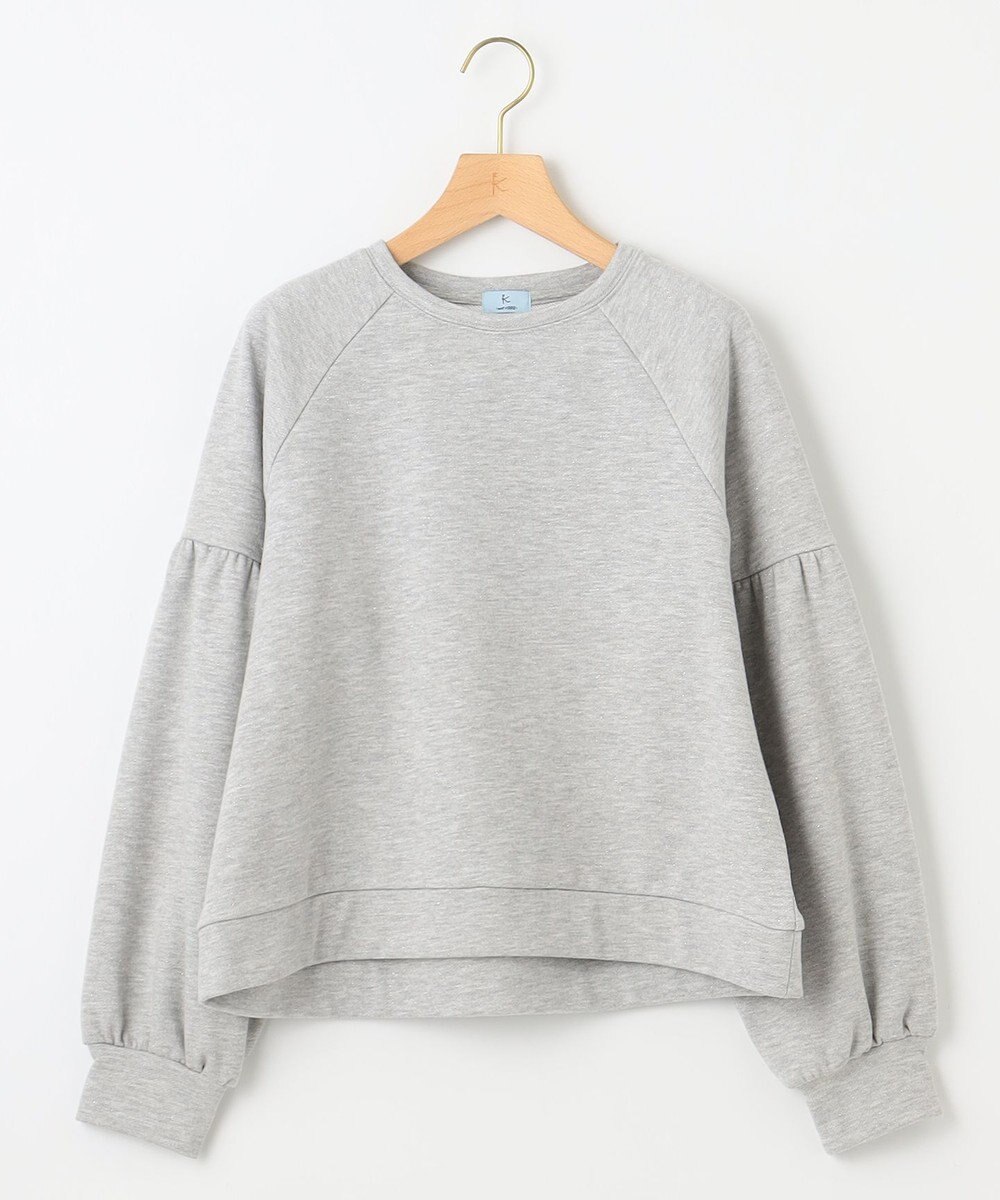 組曲 ラメパフスリーブプルオーバー 