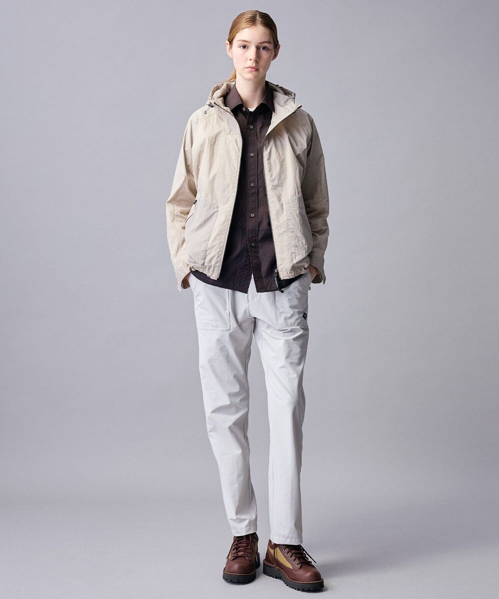 JOSEPH ABBOUD MOUNTAIN 【日本素材/軽量/オーガニックコットンブレンド】チェックコンビ アウトドア シャツ 