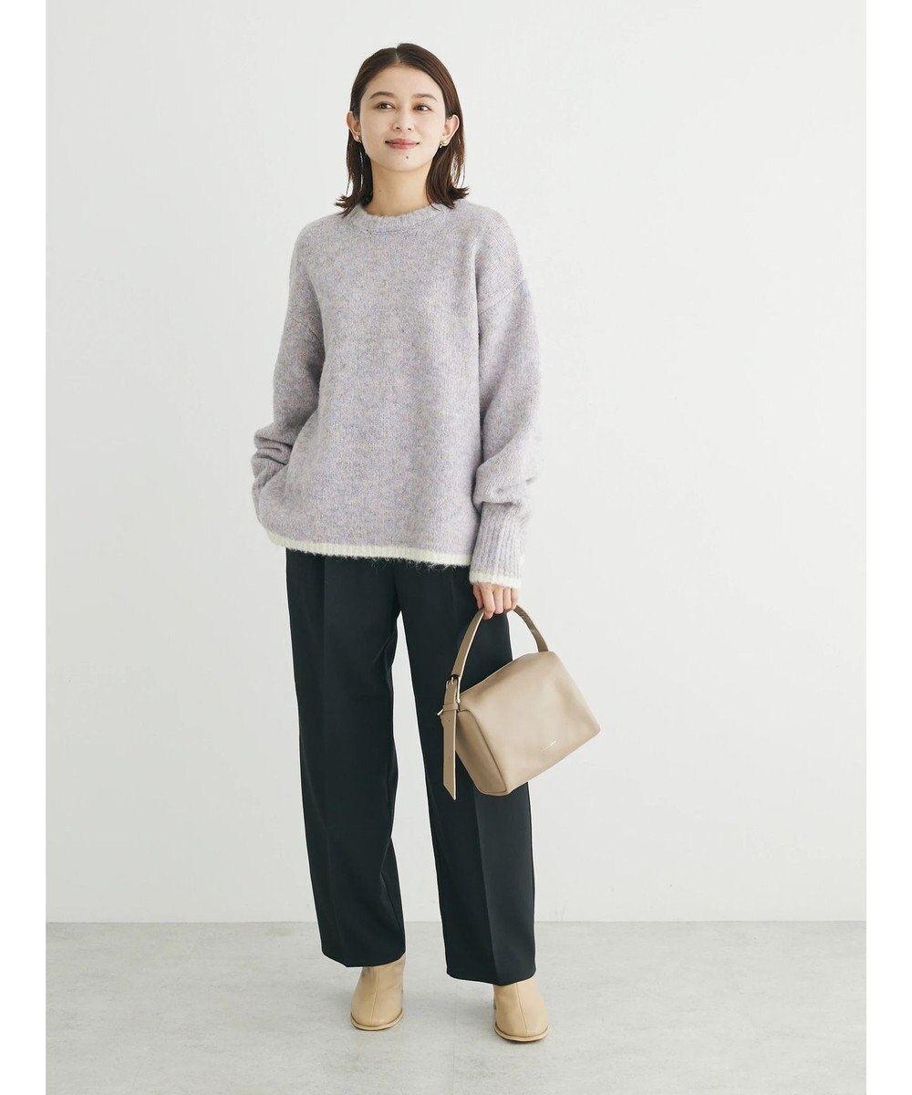 Green Parks あったかきれいシルエットストレートパンツ 