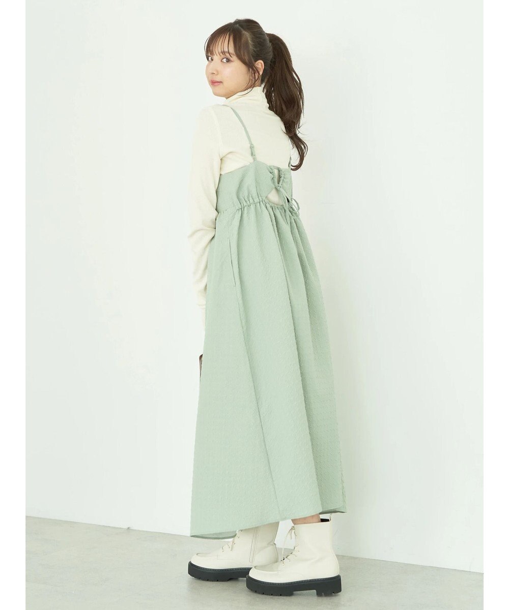 earth music&ecology バックオープンキャミワンピース 