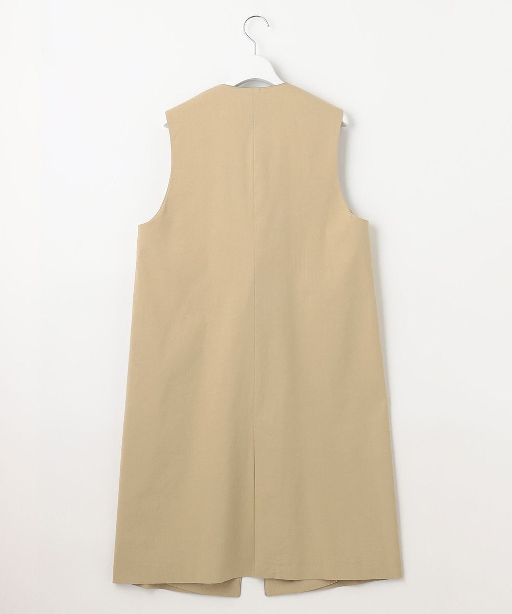 自由区 L 【洗える】テンセルリネンストレッチ ジレ 