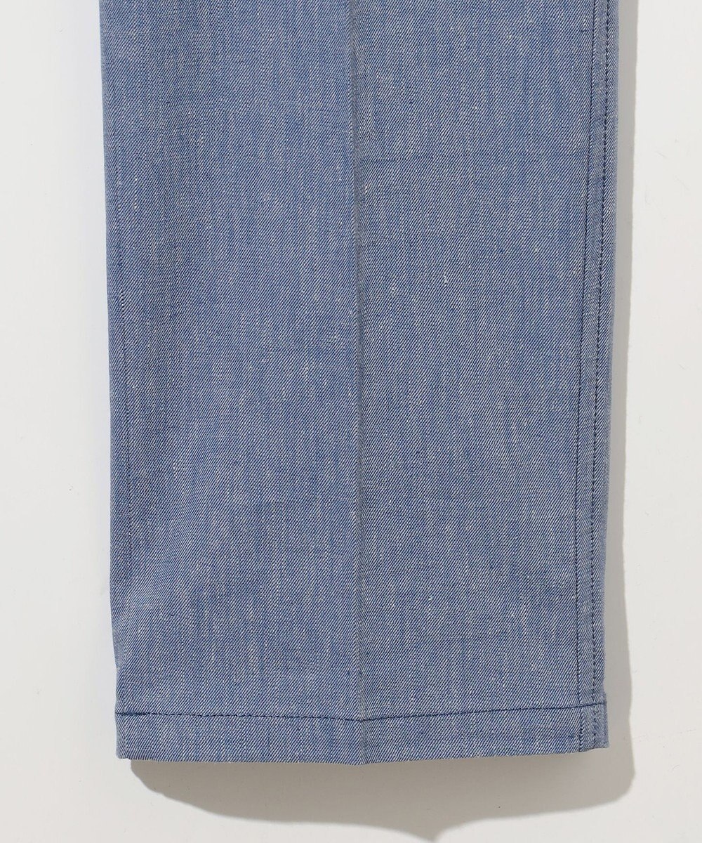 JOSEPH ABBOUD 【キングサイズ・ウエストも伸びる/清涼/ストレッチ】ストレッチリネンシャンブレーパンツ 