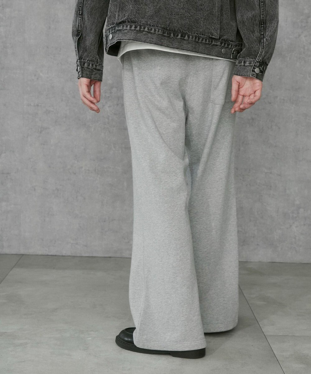 WEGO 【ウエストゴム】スウェットフレアパンツ 