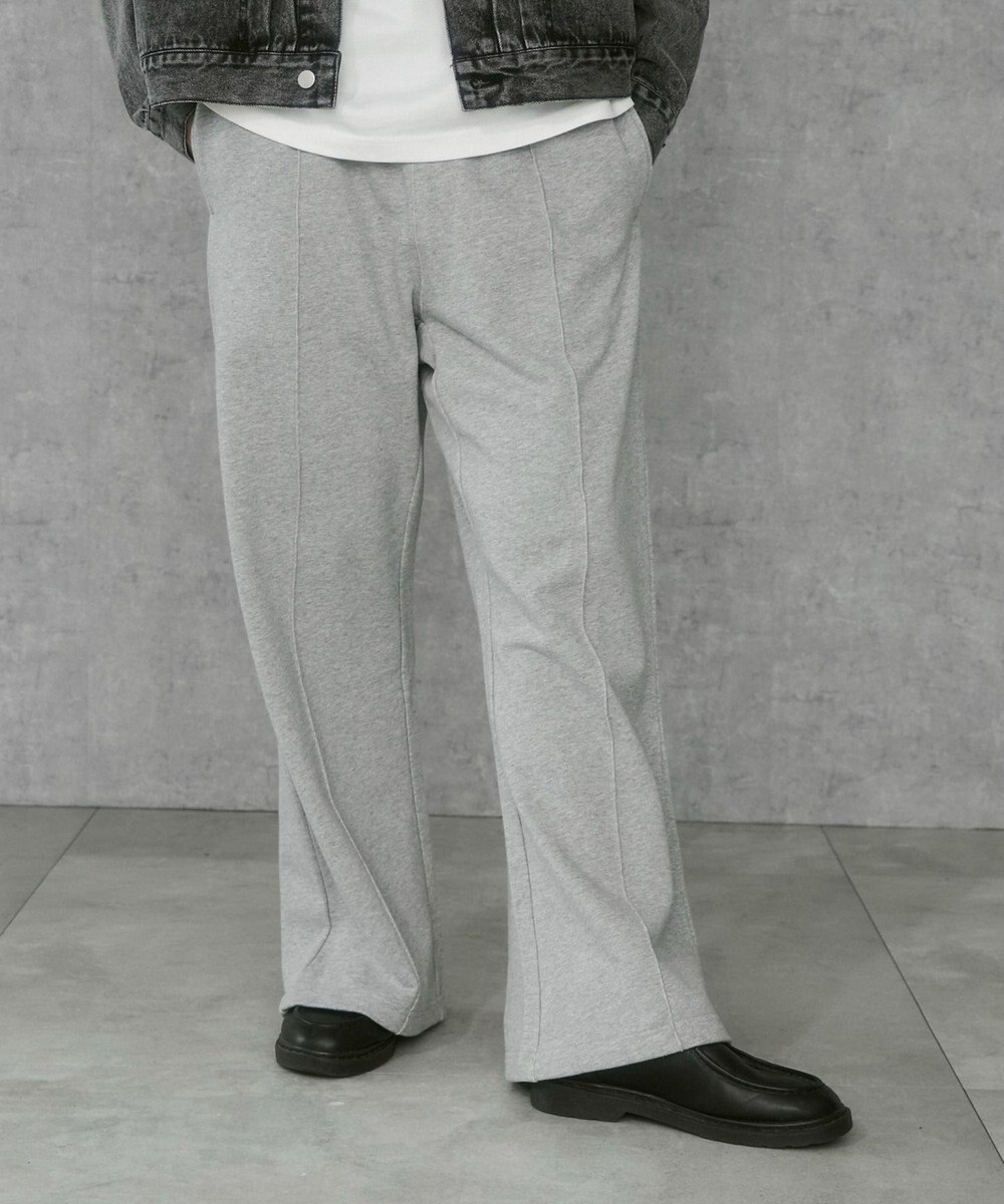 WEGO 【ウエストゴム】スウェットフレアパンツ 