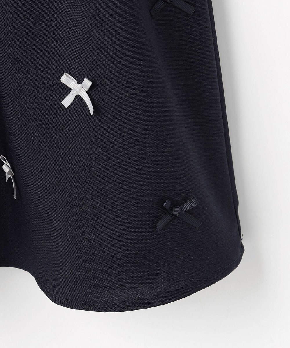 ANY KIDS 襟付き リボン 長袖ワンピース 