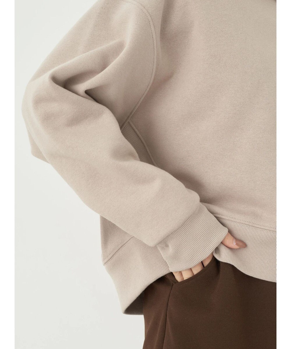 earth music&ecology ハーフＺＩＰ裏起毛プルオーバー 