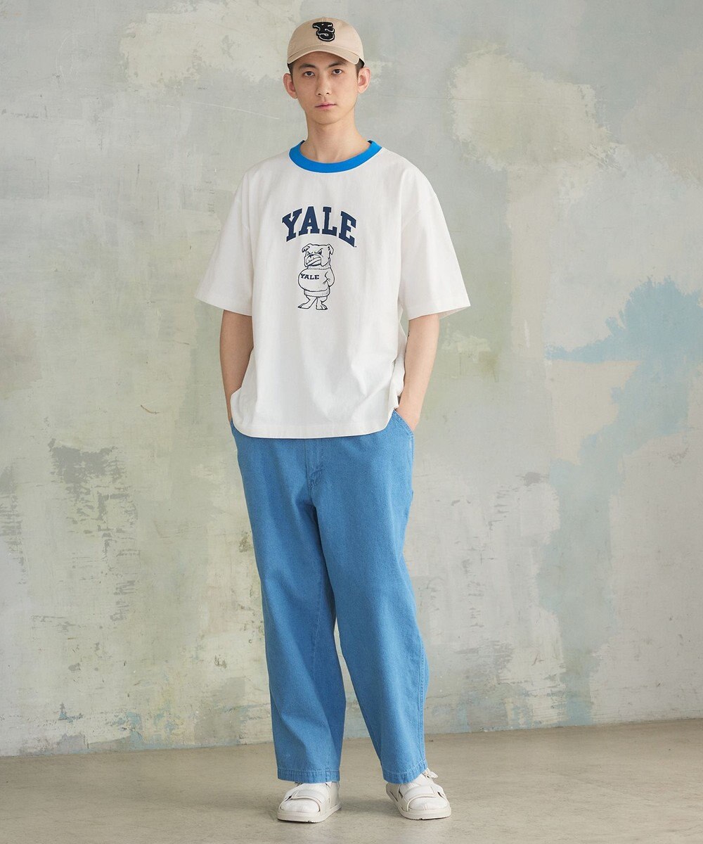 J.PRESS YORK STREET 【UNISEX】YALEアーチロゴ Tシャツ 