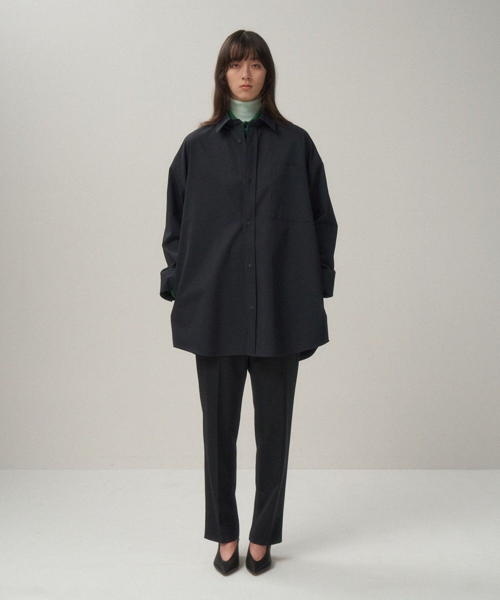 ATON COMPACT WOOL | タックパンツ 