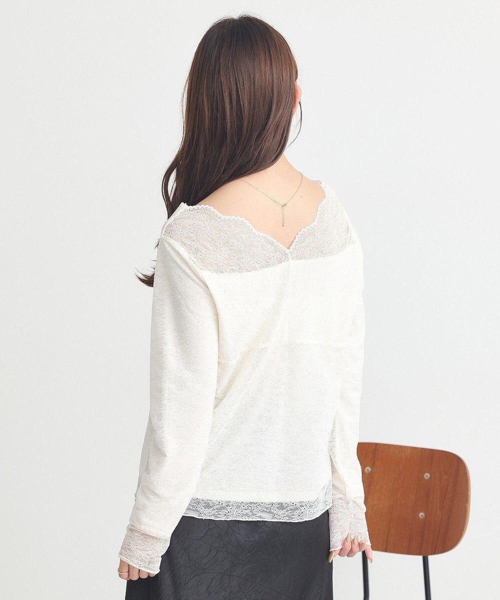 earth music&ecology 【吸湿発熱】【2WAY】あったかフェミニンインナー（２ｗａｙネック） 