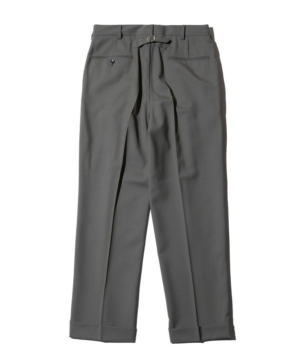 J.PRESS MEN 【J.PRESS ORIGINALS】HOPSACK 1TACK PIPED STEM SLACKS 