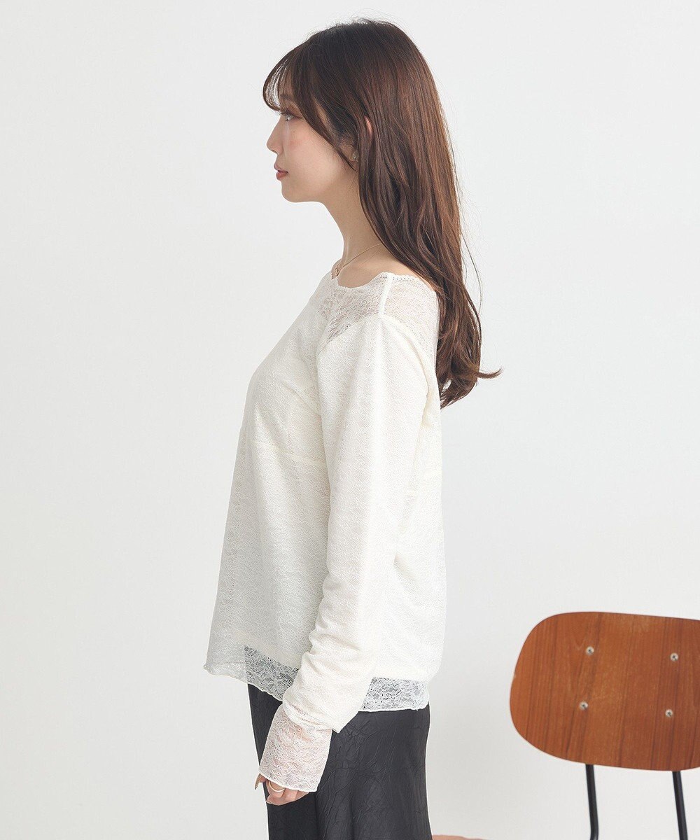 earth music&ecology 【吸湿発熱】【2WAY】あったかフェミニンインナー（２ｗａｙネック） 