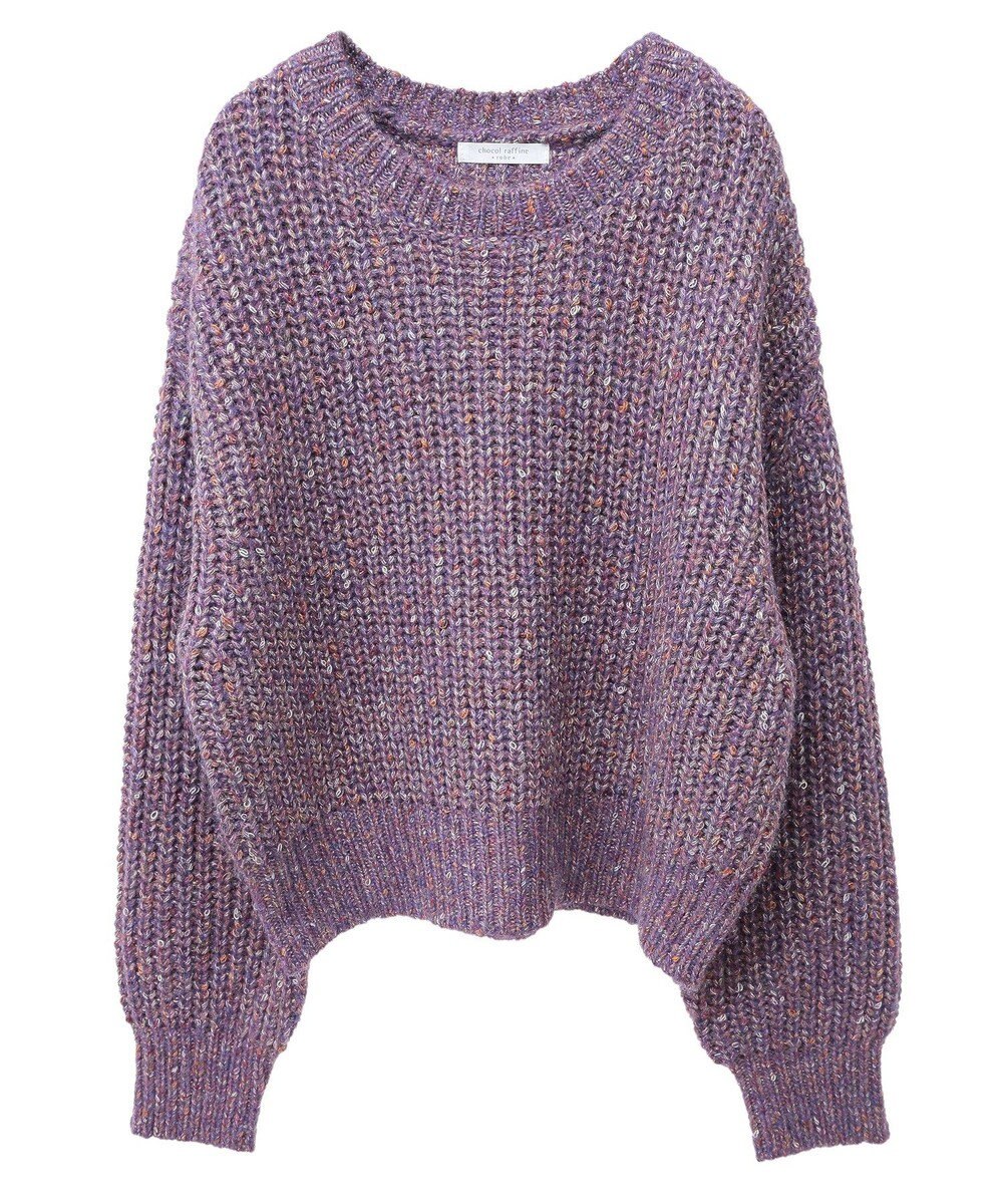 Green Parks ｍｉｘラメショートニットプルオーバー 