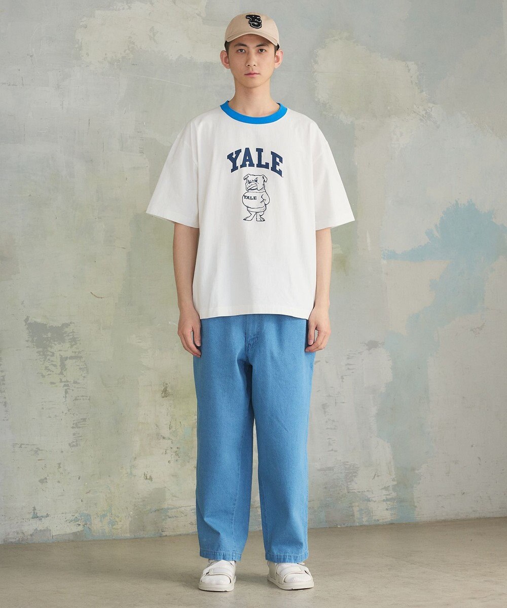 J.PRESS YORK STREET 【UNISEX】YALEアーチロゴ Tシャツ 
