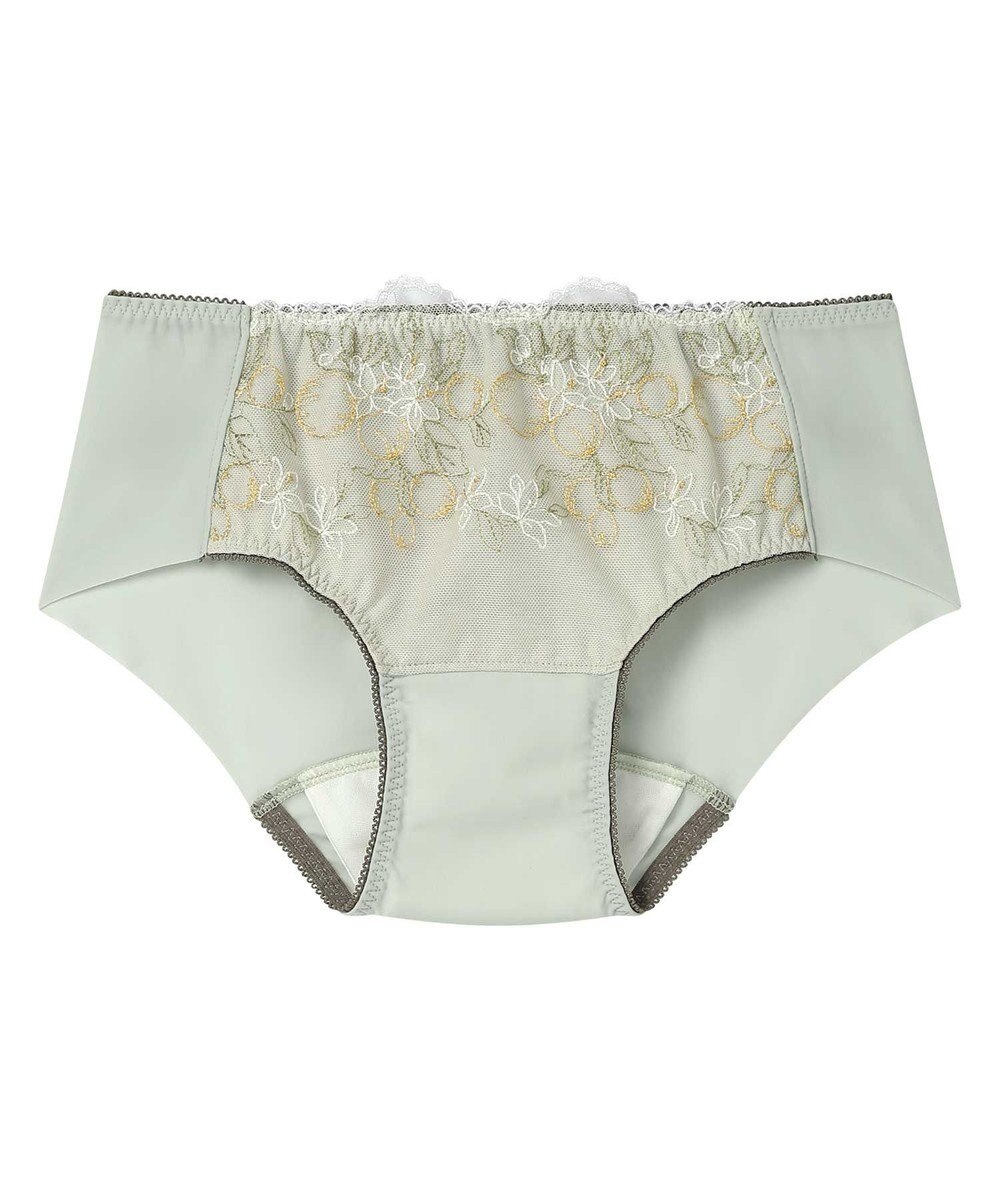 AMPHI サニタリーショーツ 【BRAGENIC ブラジェニック 脇高細見えタイプ】羽付きナプキン対応  BMI353とペア 吸汗速乾(後ろ身頃) 生理用ショーツ PMI053 アンフィ／ワコール 