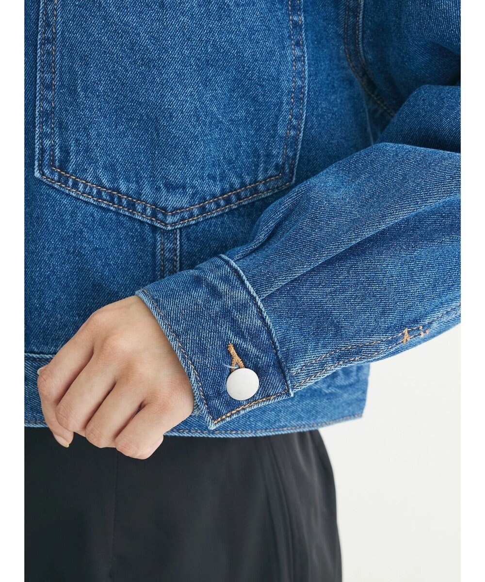 Green Parks ・Ｄｏｕｂｌｅ　Ｆｌａｇｓ　　フリルカラーＧジャン 