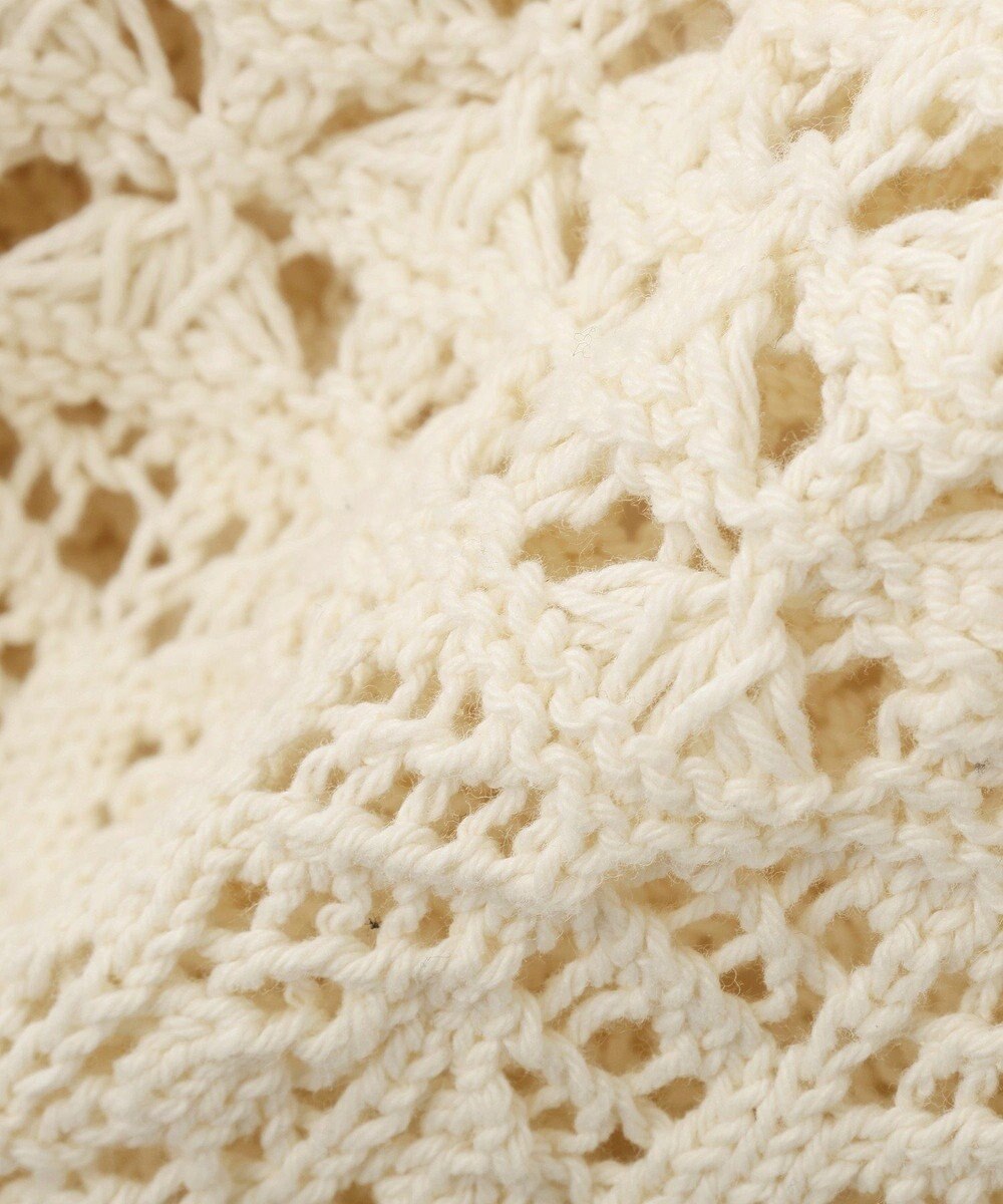 AMERICAN HOLIC 【前後2WAY】レース透かし編みニットカーディガン 