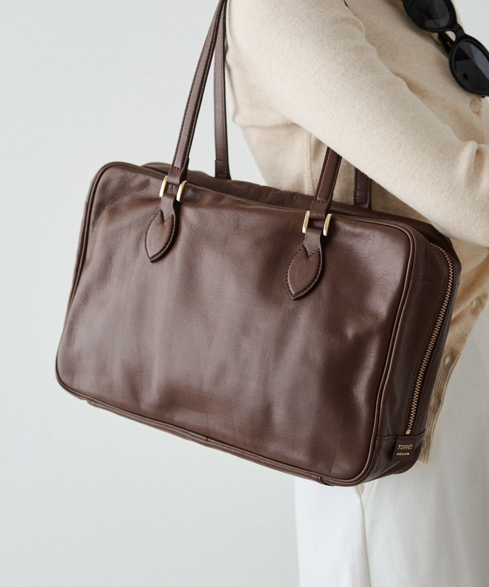 russet 【2025AW新作】ソフトレザーボストンバッグ(CE-1590) 