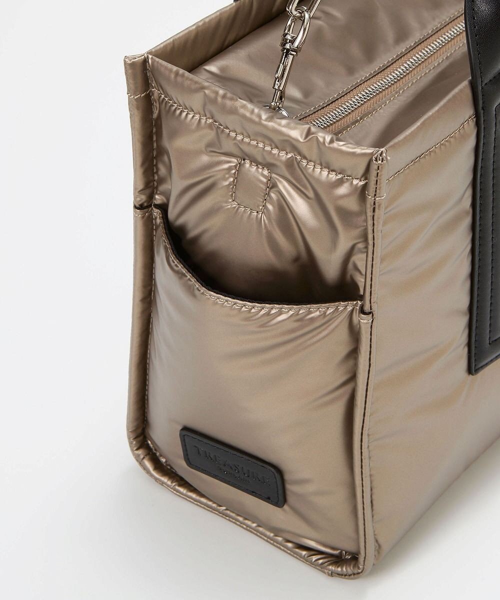 TOPKAPI 【TREASURE TOPKAPI】メタリック パデット ショルダー付 トートバッグ 