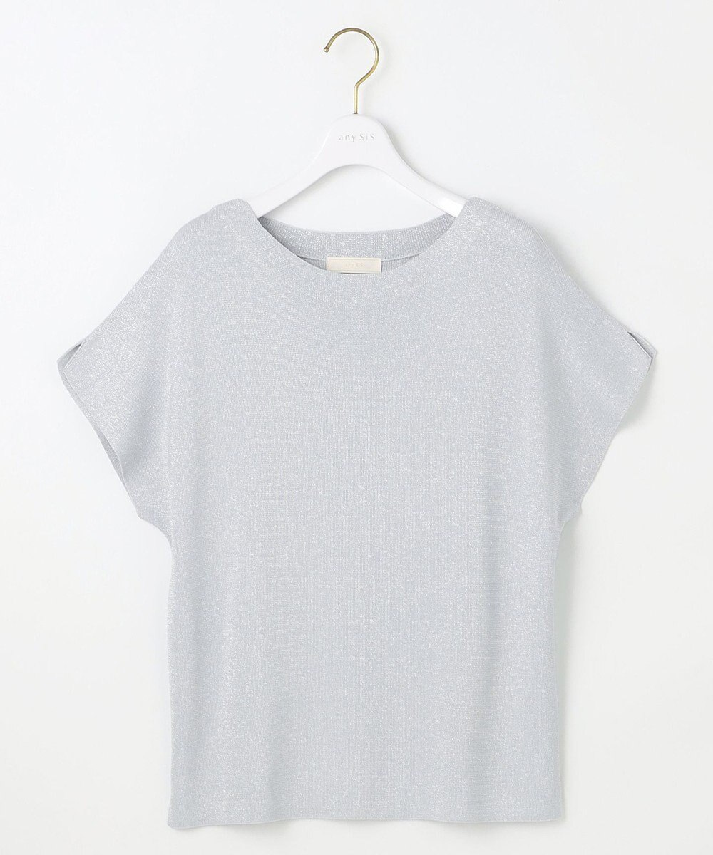 ANY SIS 【接触冷感・UVカット・洗える】ビューティクール フレンチ ニットＴ 