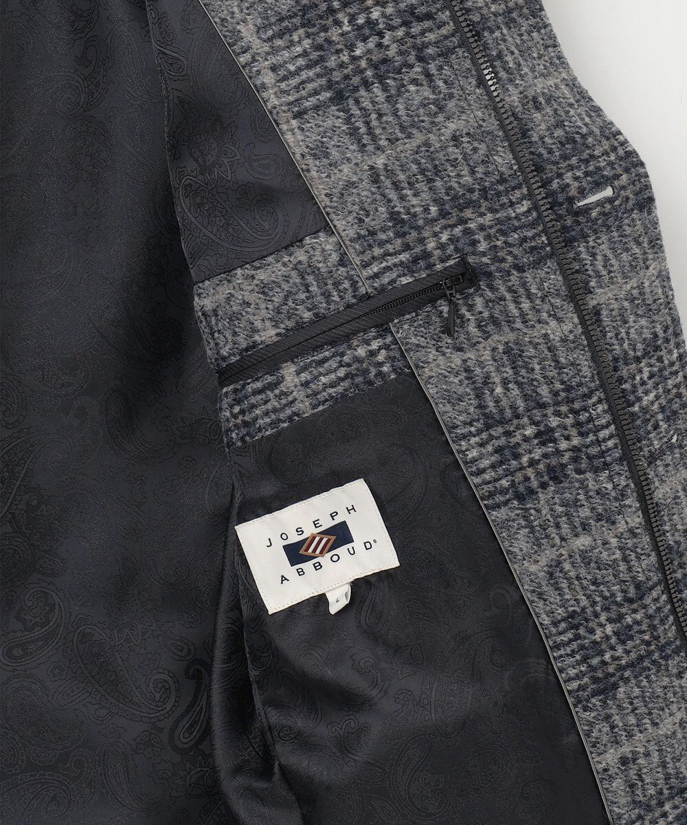 JOSEPH ABBOUD 【ストレッチ/イタリア素材/軽量】 イタリア素材使用・スライバーチェックジャケット 