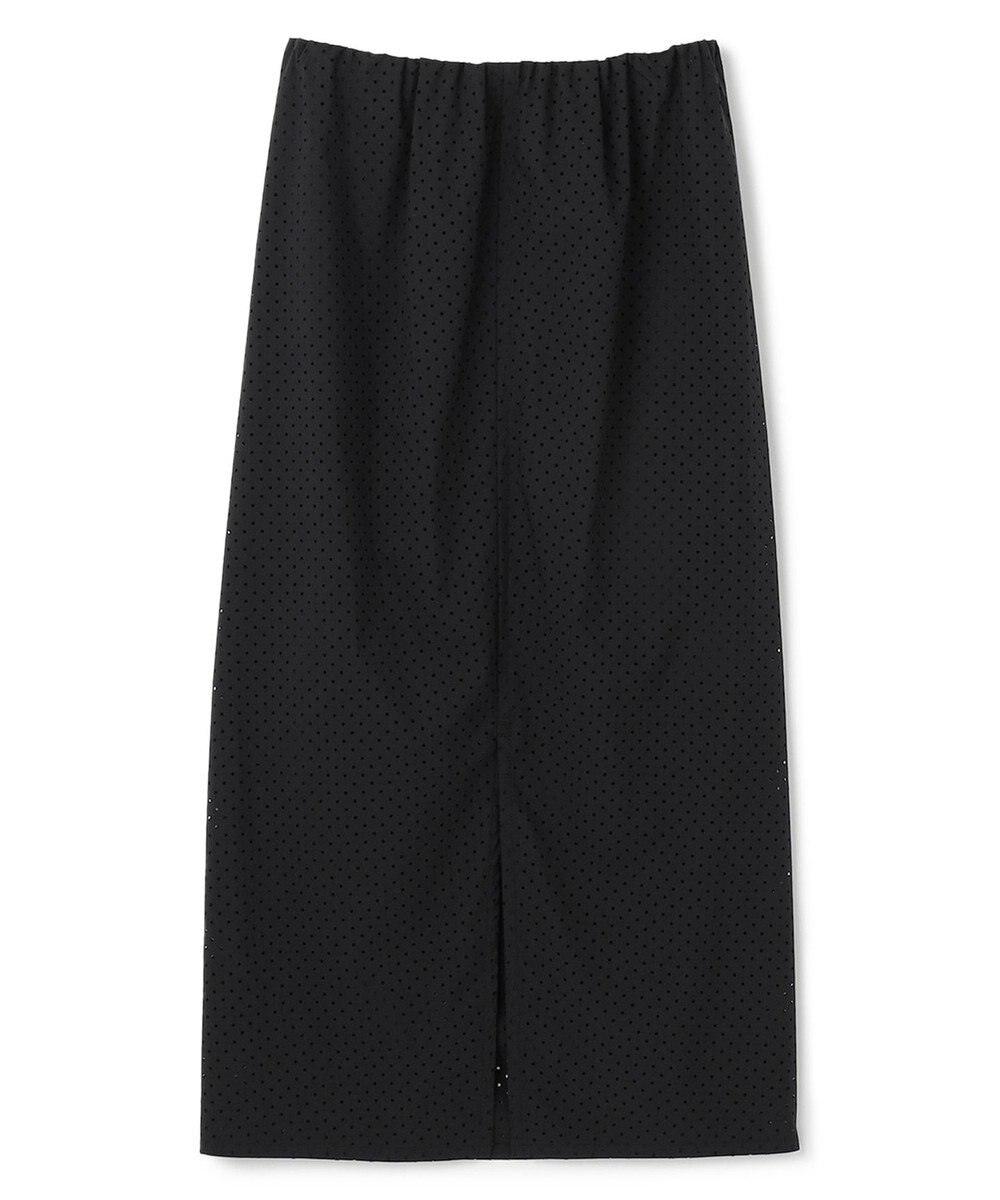 BEIGE， 【洗える】PICCOLO / パンチングドットIラインスカート 