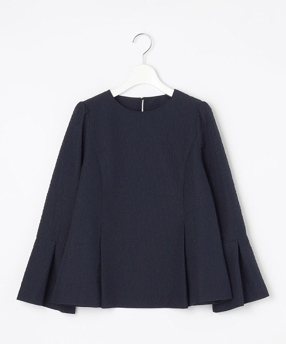 Feroux 【セットアイテム】美シルエット ブラウス×パンツ セットアップ 