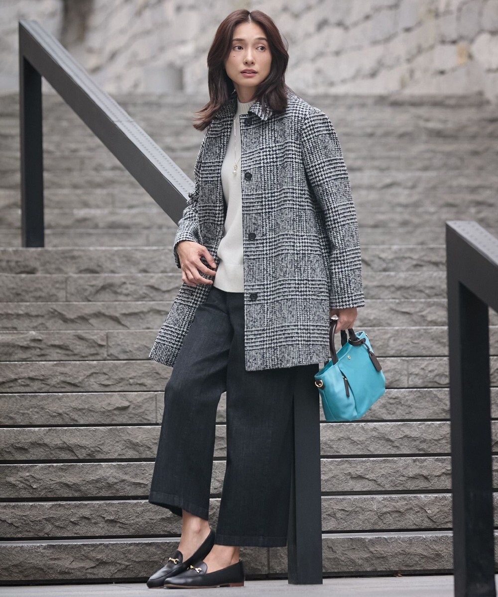 J.PRESS LADIES リングデザインパール ネックレス 