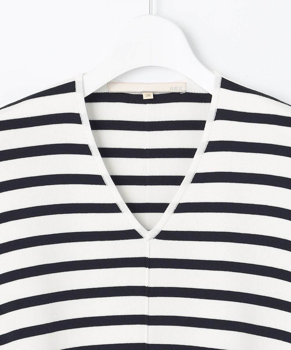 自由区 【新型登場！/WEB限定カラー有】ハイツイストコットンアセテート ニット5分袖 