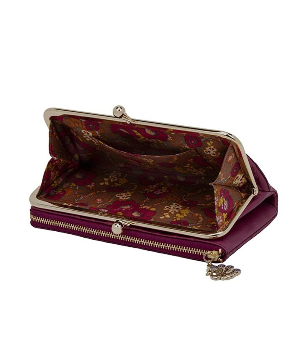 ANNA SUI ピーコック 二つ折り口金長財布 
