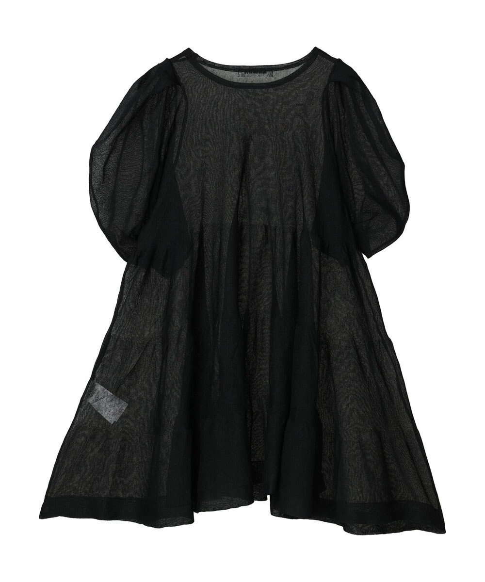 AMERICAN HOLIC ボリュームスリーブティアードニットチュニック 