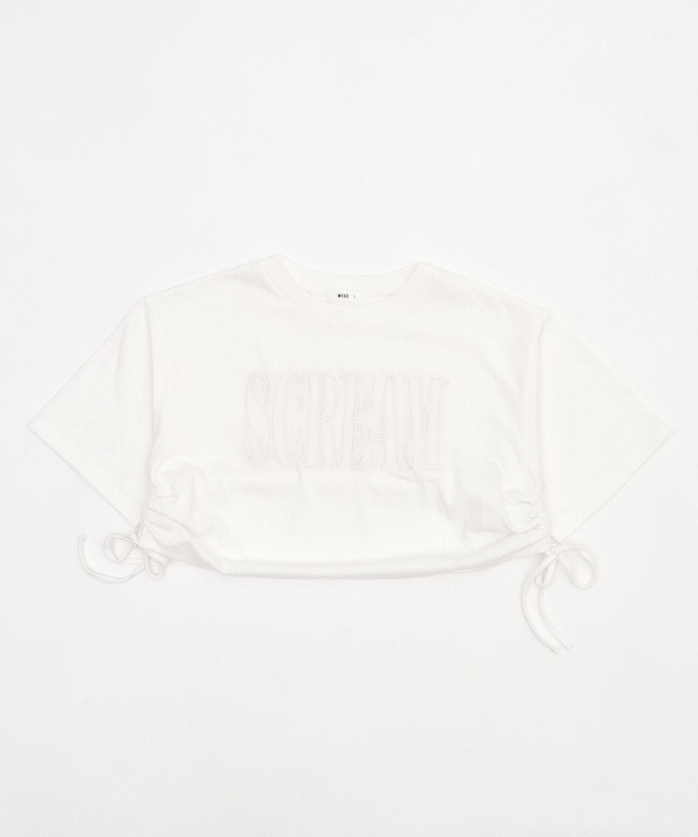 WEGO ロゴレースドロストショートT 