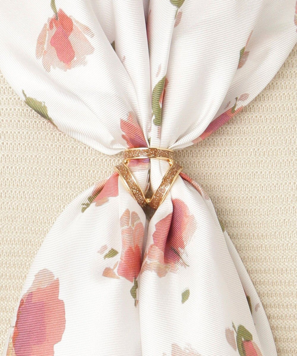 MOONBAT Luna Luce(ルナルーチェ)スカーフリング ラメ 3 Ring お手持ちのスカーフを通すだけ ギフト 