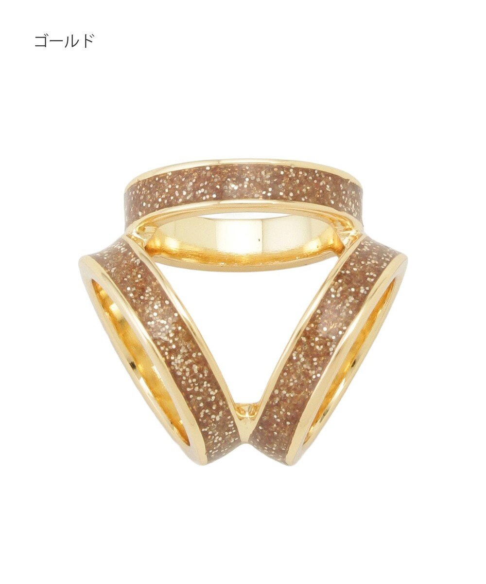 MOONBAT Luna Luce(ルナルーチェ)スカーフリング ラメ 3 Ring お手持ちのスカーフを通すだけ ギフト 