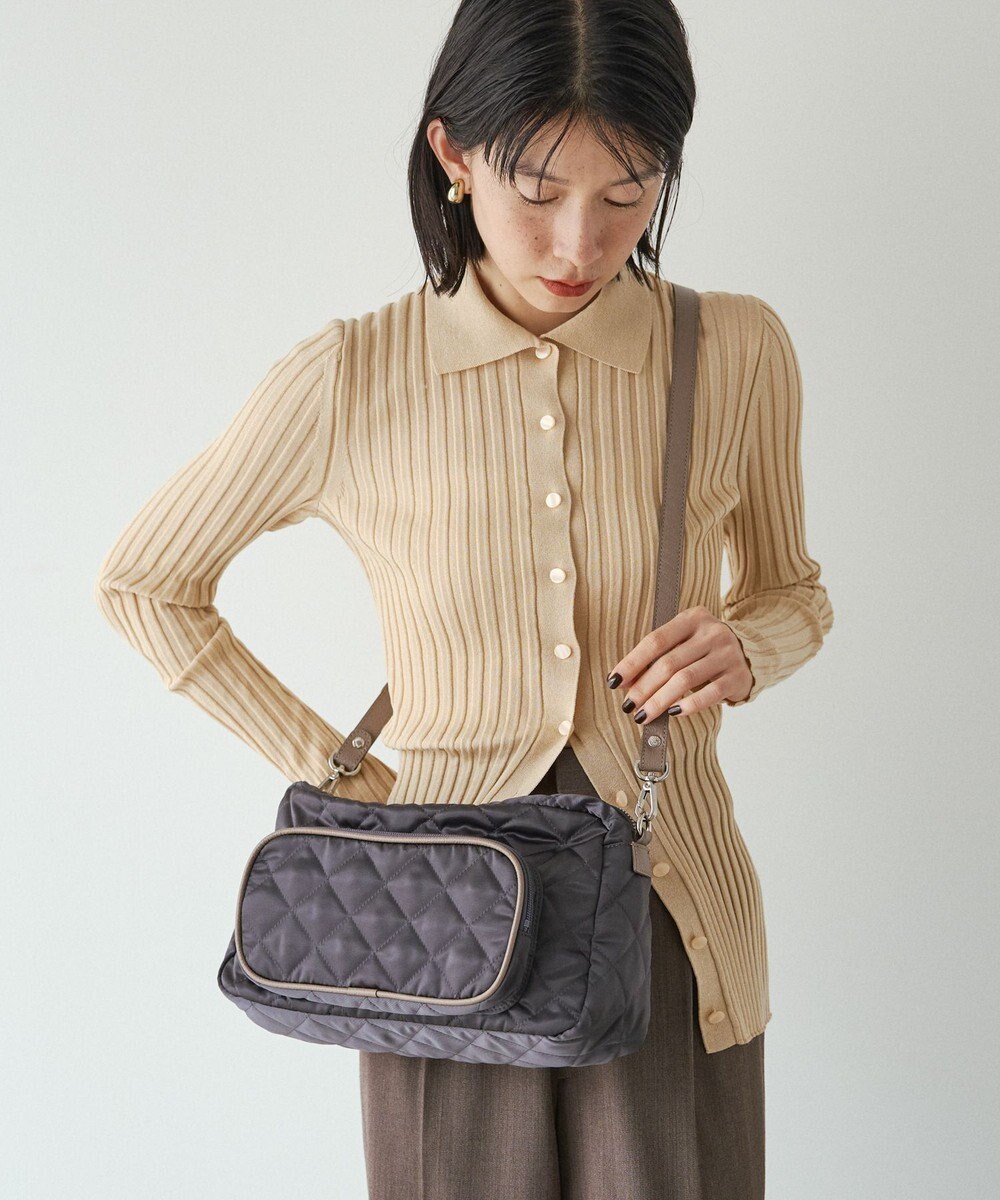 russet 【2025AW新作】キルティング横長2WAYショルダーバッグ(SF-258) 