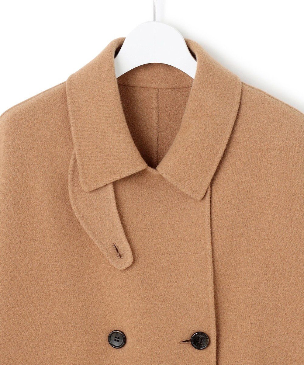 23区 S 【見上愛さん着用/Oggi12月号掲載】ウールライトリバー ポンチョシルエット コート 