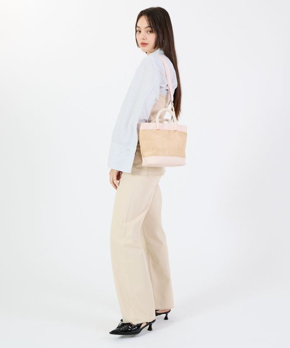 LeSportsac TOP HANDLE CROSSBODY/ピーチブラッシュラフィア 