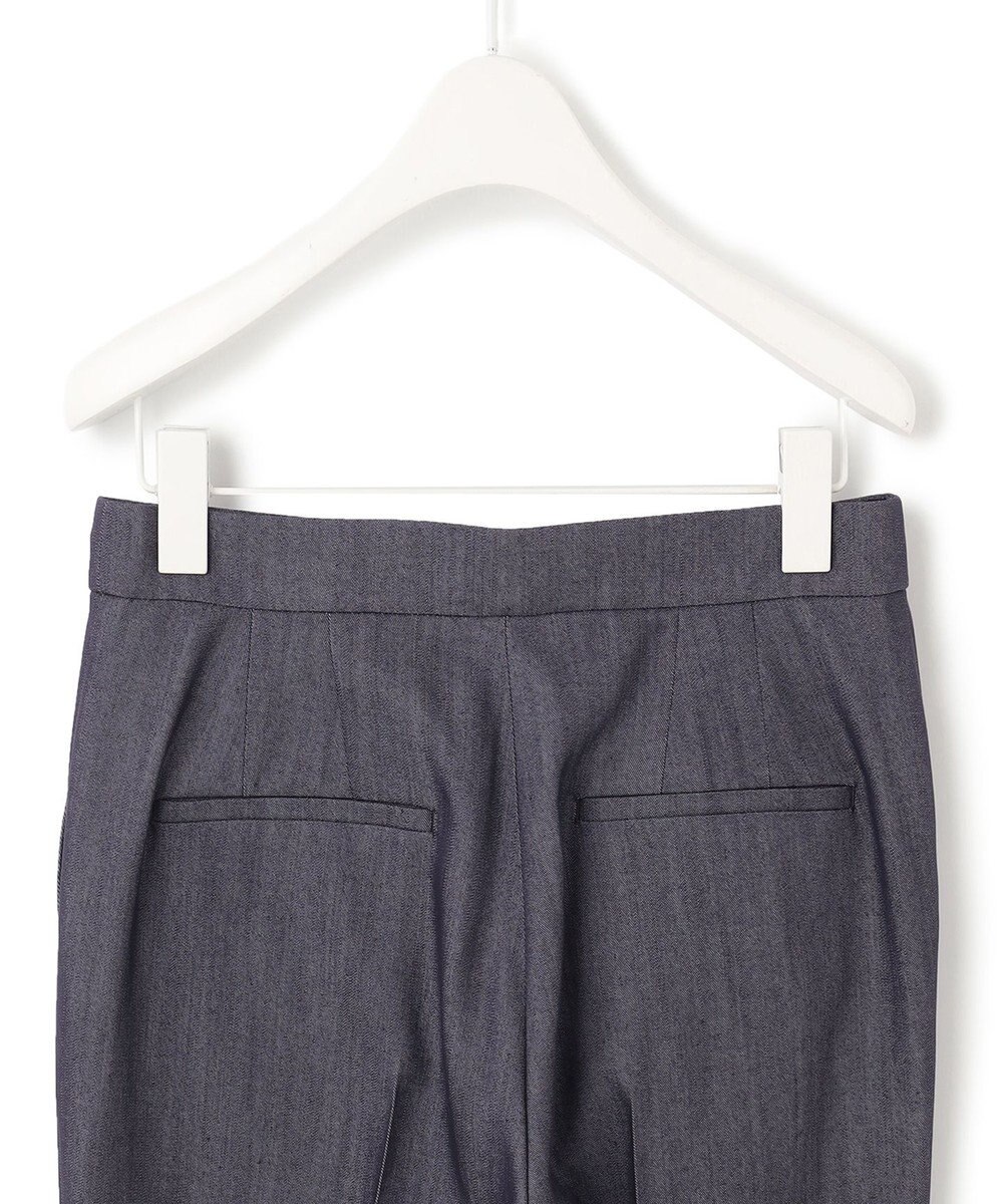 ICB L 【洗える】リアクティブソフトデニム　セミフレアパンツ 