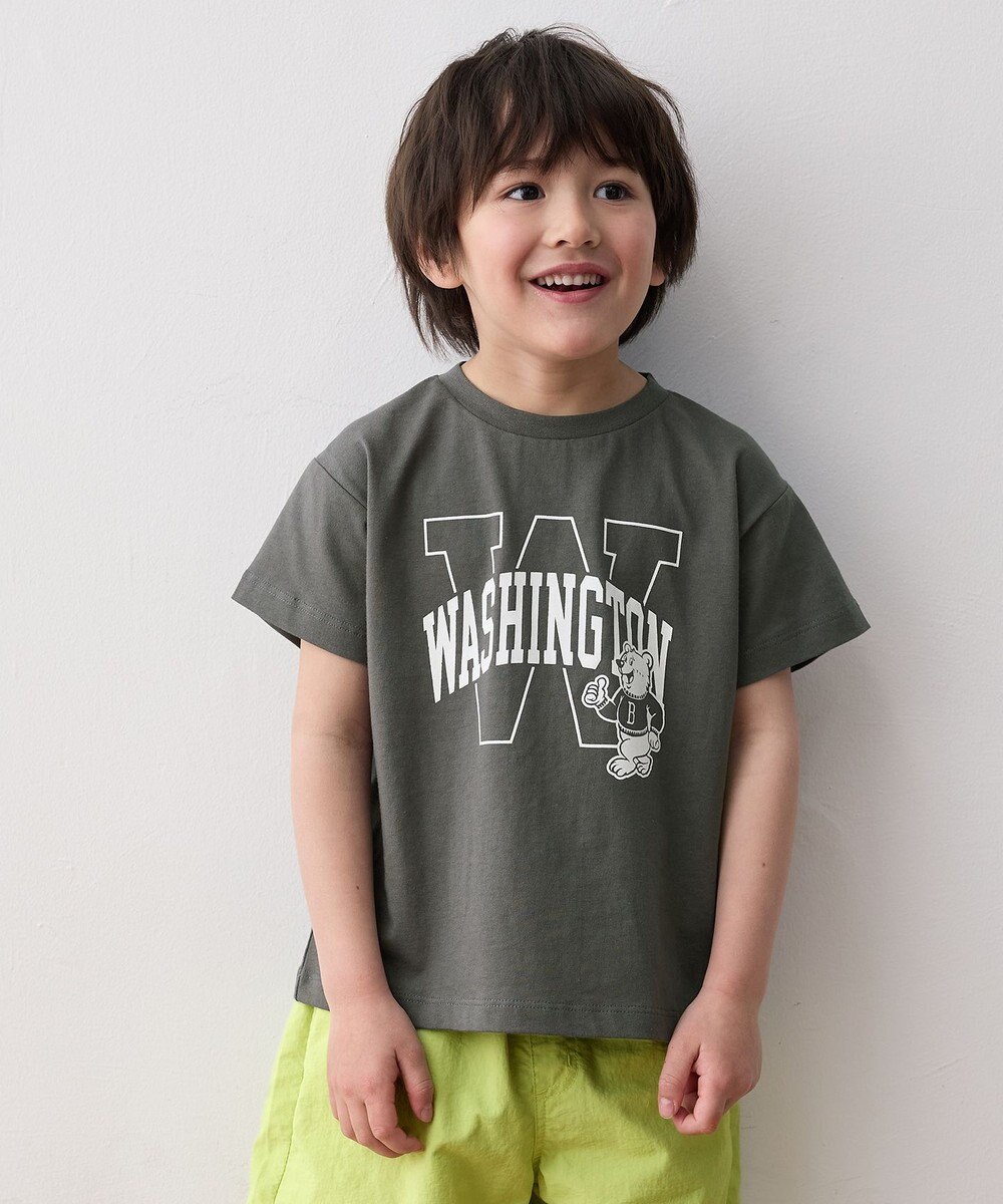 ANY KIDS ロゴプリント 半袖Tシャツ 