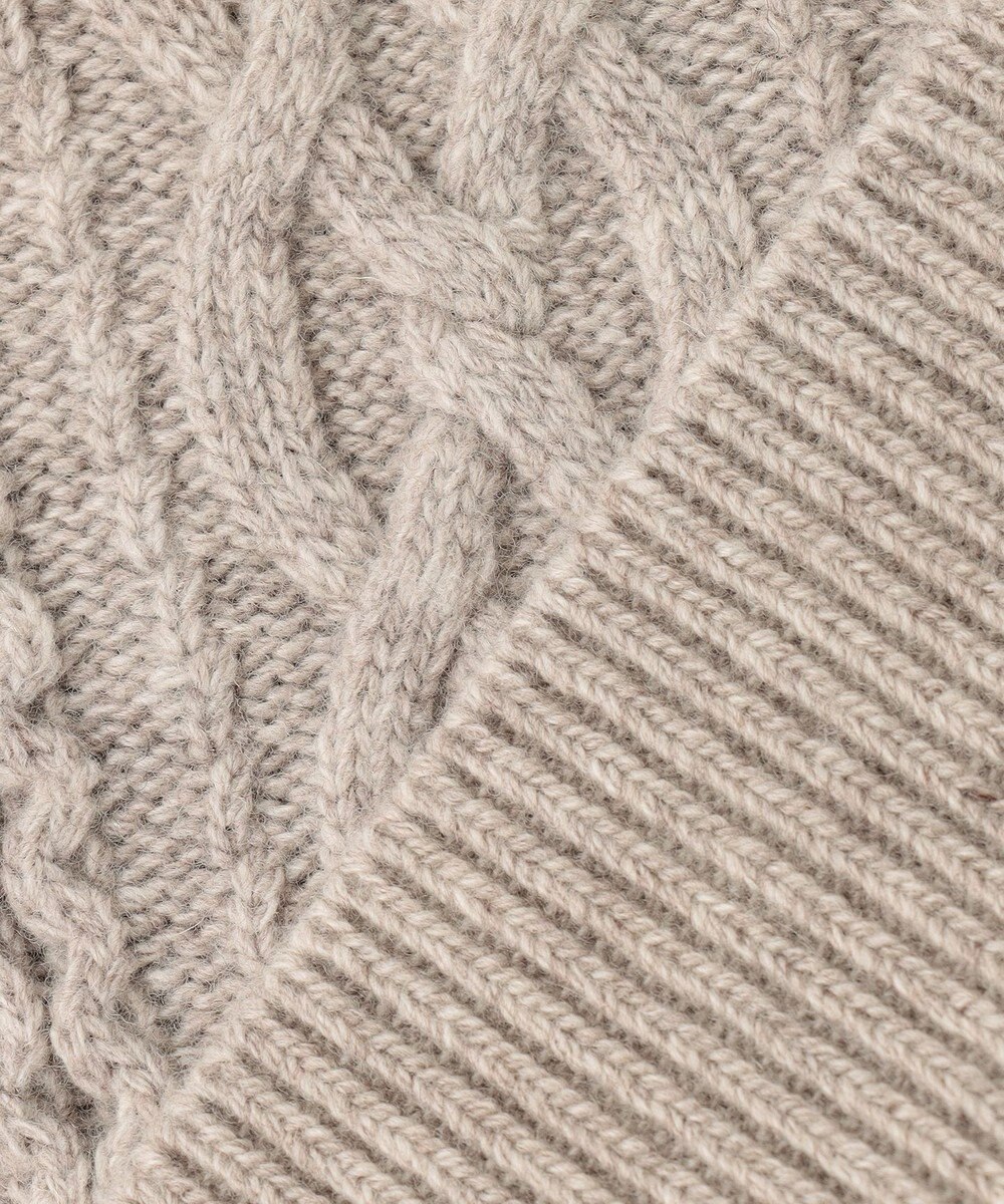 J.PRESS LADIES 【洗える】アラン ニットベスト 