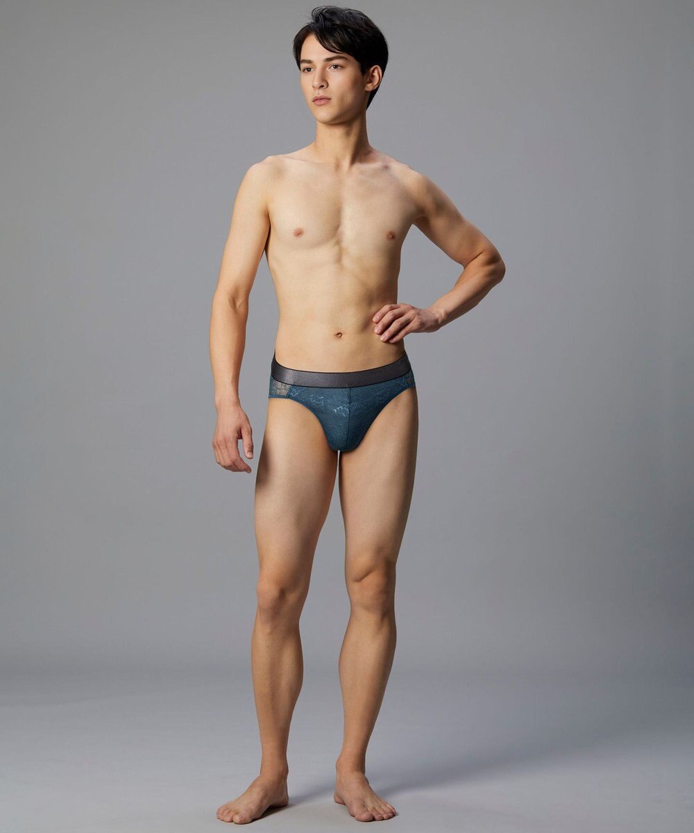 WACOAL MEN WACOAL MEN 【レースブリーフ】 ブリーフ フロント立体設計 通気性 花柄レース 前閉じ 下着 ビキニ メンズ WF1822 /ワコールメン 