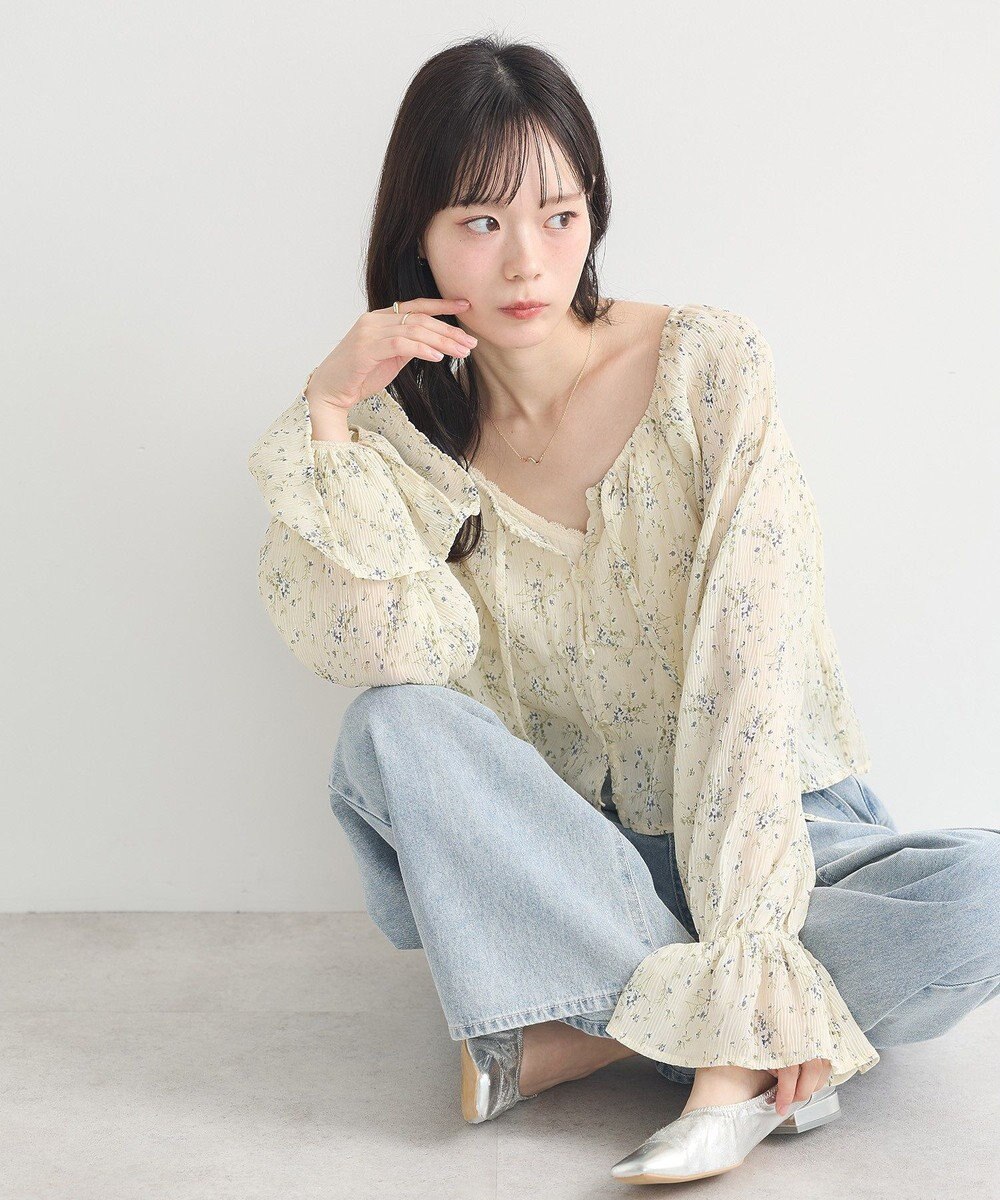 earth music&ecology アイレットレースキャミ 