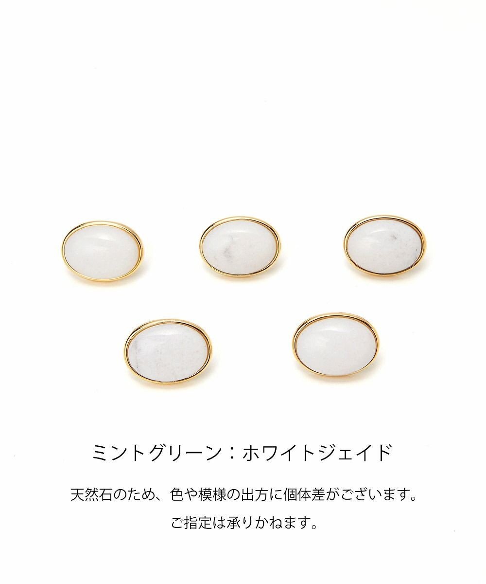 TOPKAPI 【TOPKAPI】gemdrops ジェムドロップ ミニエンボスレザー 天然石 三つ折り 財布 