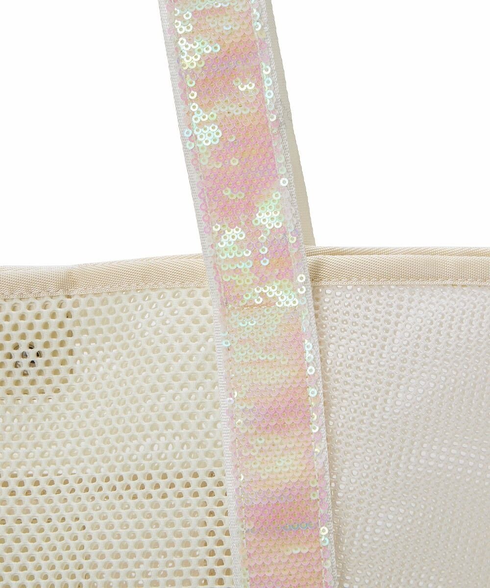 TOPKAPI 【TREASURE TOPKAPI】スパンコール ハンドル メッシュ トート バッグ 