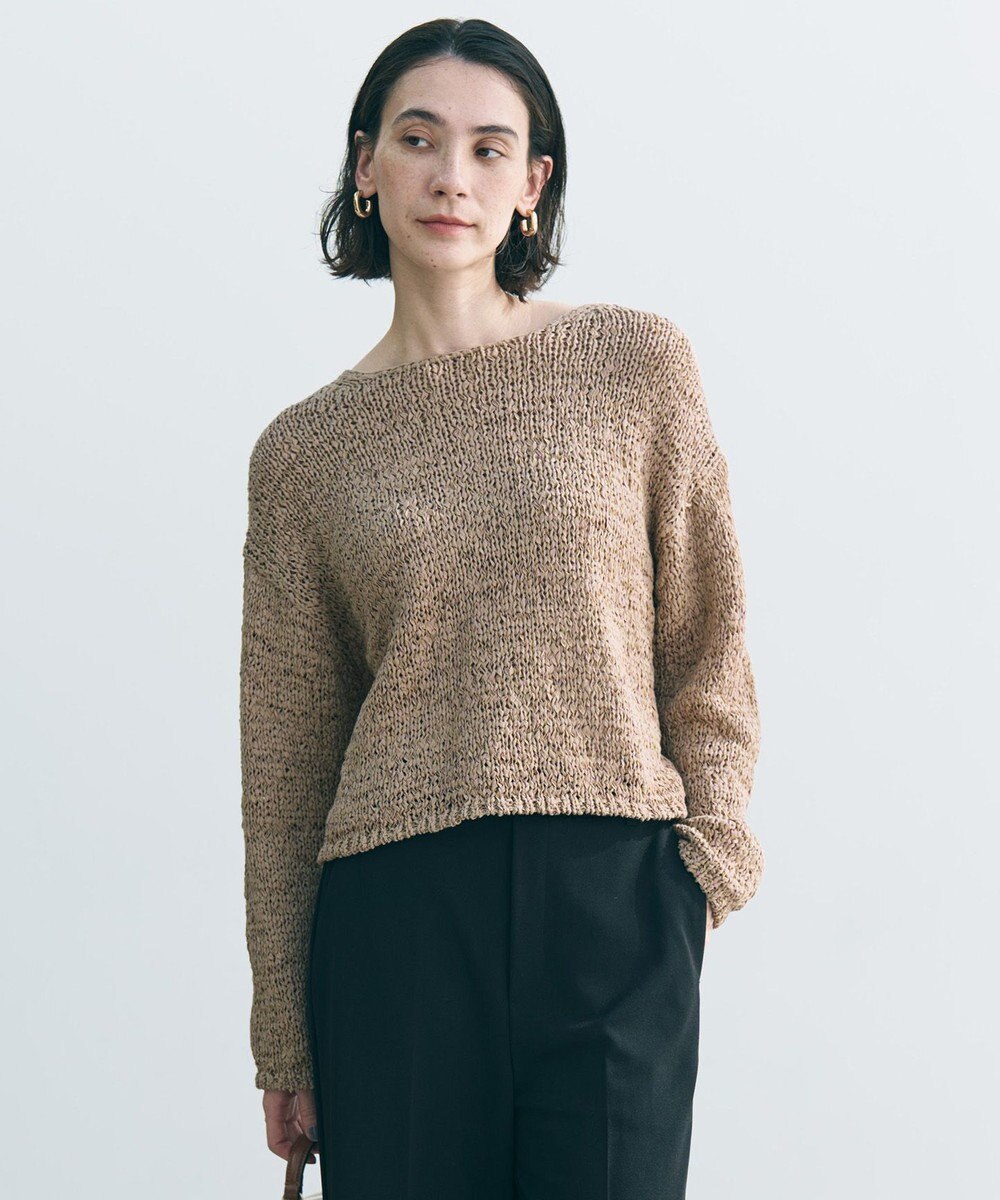 UNFILO L テープヤーンニット プルオーバー 