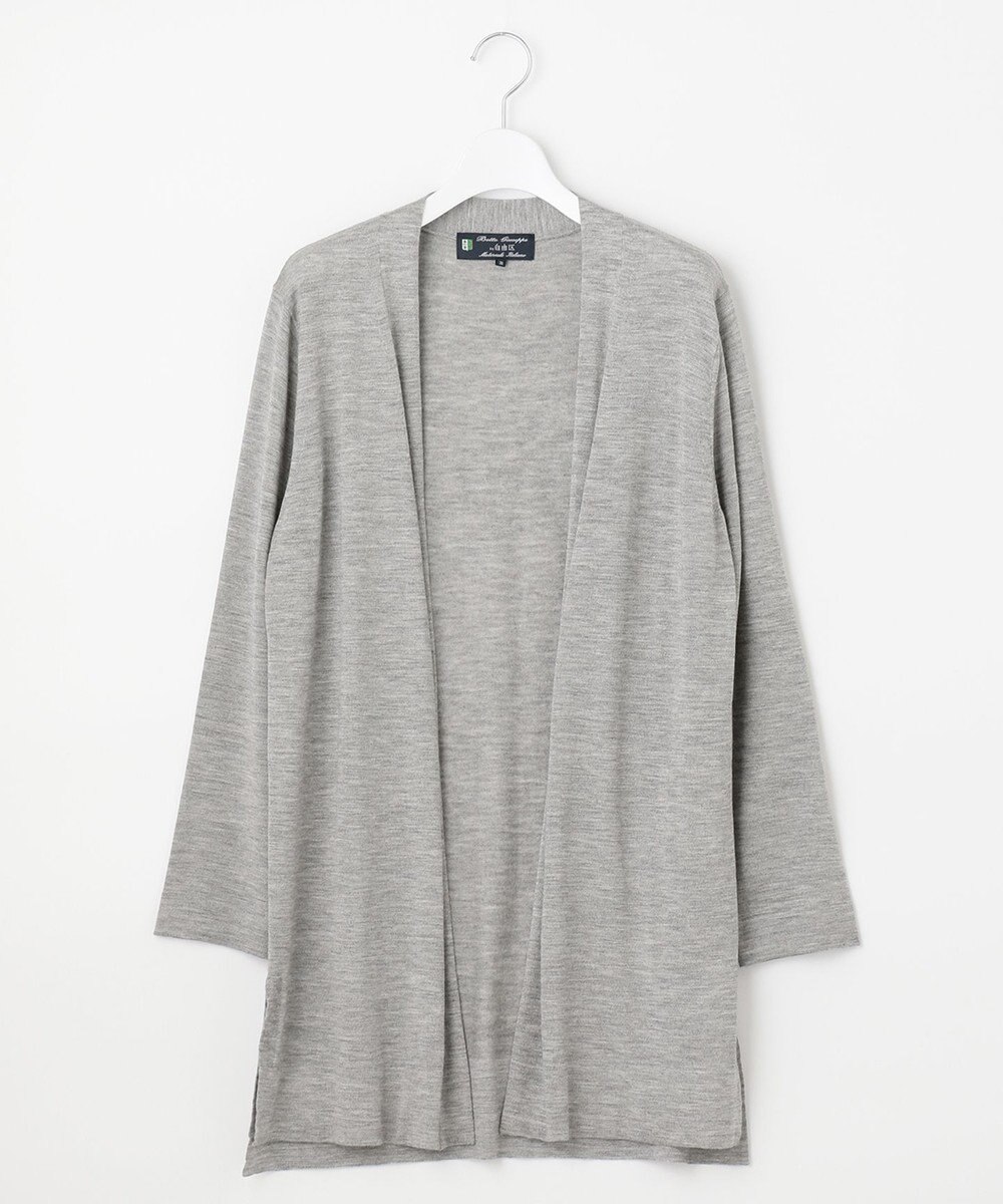 自由区 【洗える/Sサイズ有】カシミヤシルクブレンド ニットカーディガン 