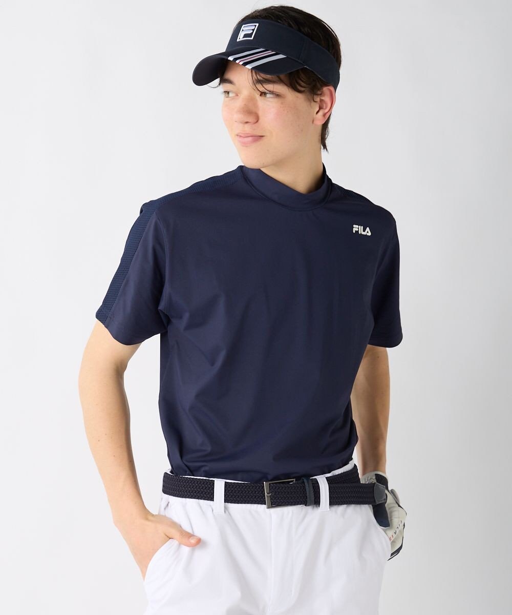 FILA GOLF／marie claire 【FILA GOLF】半袖モックネックシャツ 