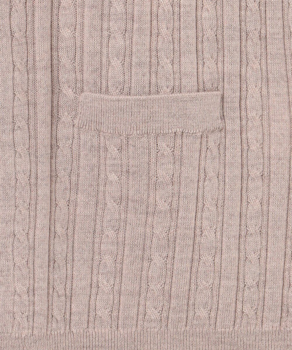 J.PRESS LADIES 【洗える】KNIT BASIC クルーネック カーディガン 