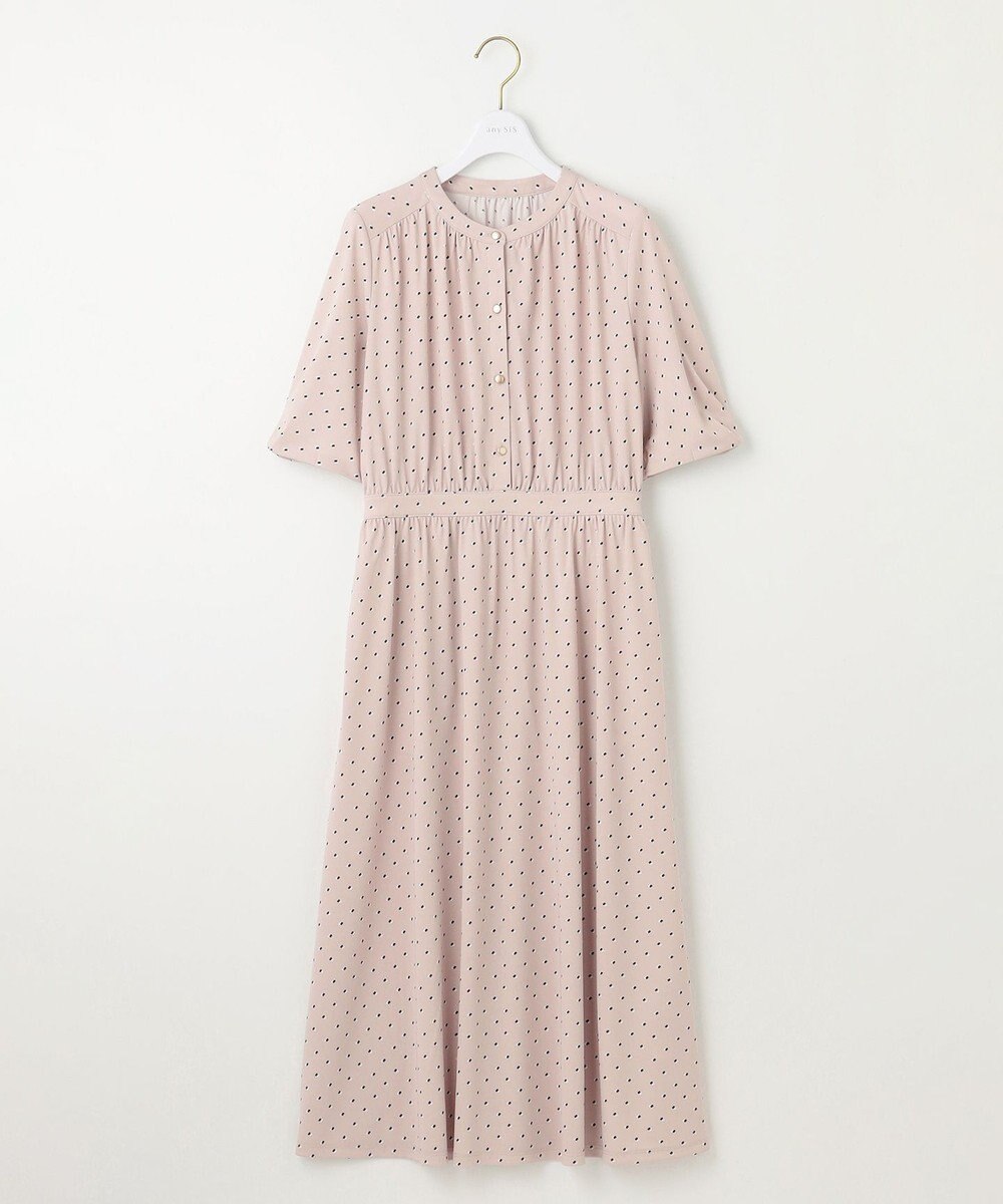 ANY SIS 【接触冷感・吸水速乾・UVケア】エアリードレープスムース ワンピース 