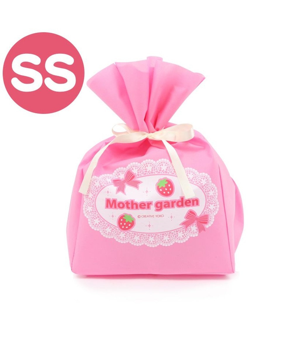 Mother garden ギフトラッピング 袋 (同梱のみ) 【SSサイズ】 ピンク