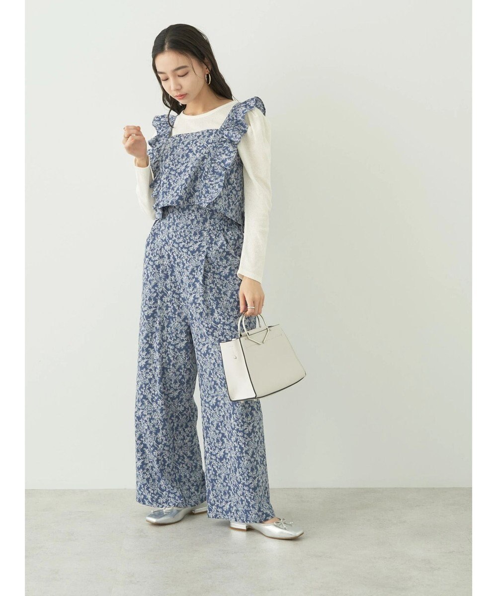 earth music&ecology パフスリーブクレープリブインナー 